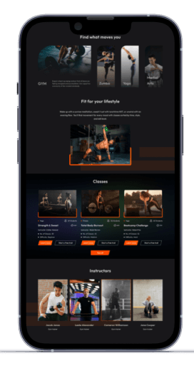 app mockup